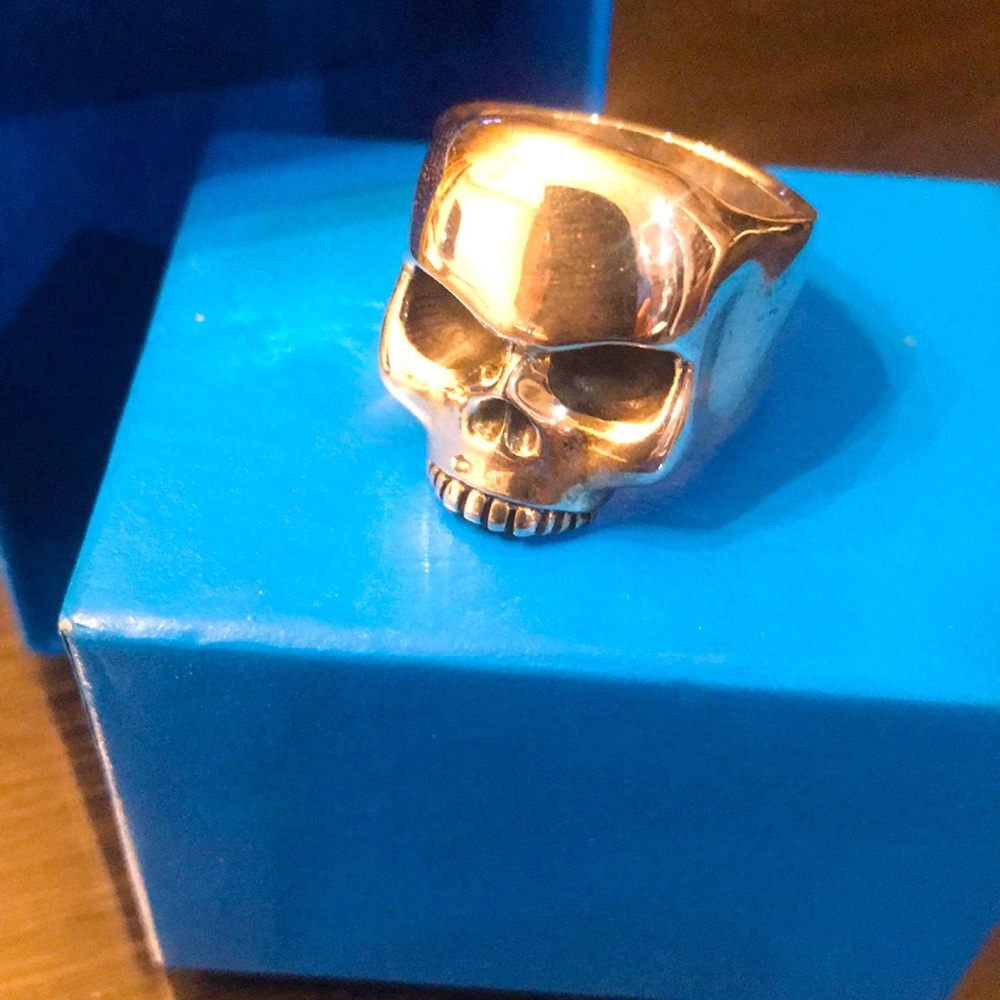 King baby 925 skull ring for men